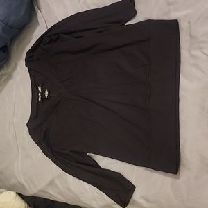 Style & CO Petit black quarter length